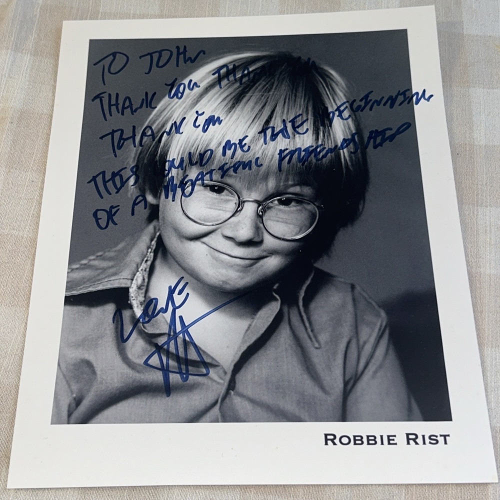 Robbie Rist as Cousin Oliver The Brady‎ Bunch Autographed Signed 8x10 Photo